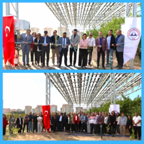 S-ATP kapsamında Faaliyete Geçen AgriPV Tesisinin Açılış Töreni Gerçekleşti