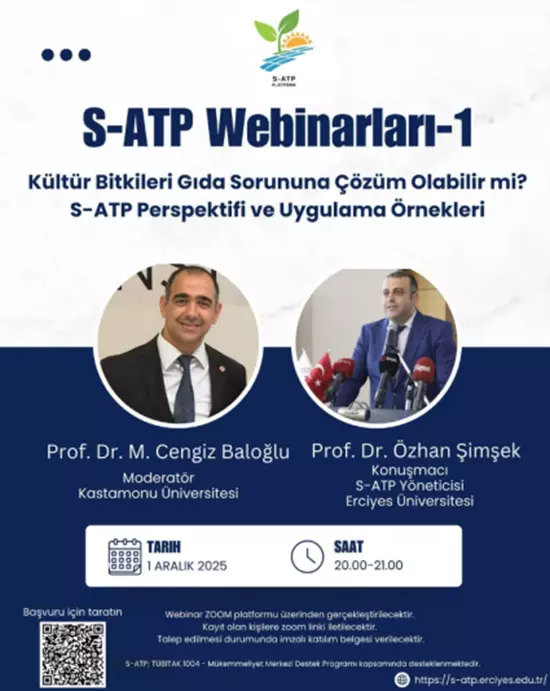 S-ATP WEBİNAR SERİLERİ BAŞLIYOR!