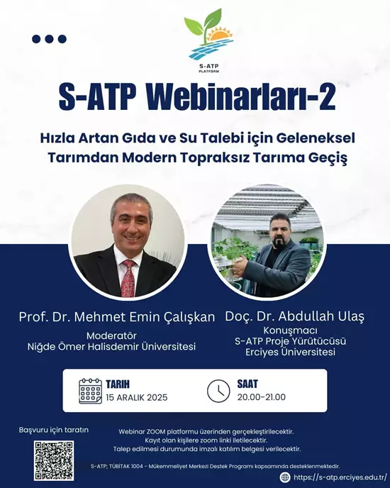 S-ATP WEBİNARLARI - 2. OTURUM KAYITLARI BAŞLIYOR!